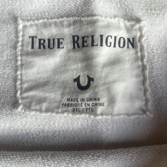 True Religion Mens Hemp Printed Pullover Sweatshirt size XXL - Picture 3 of 9